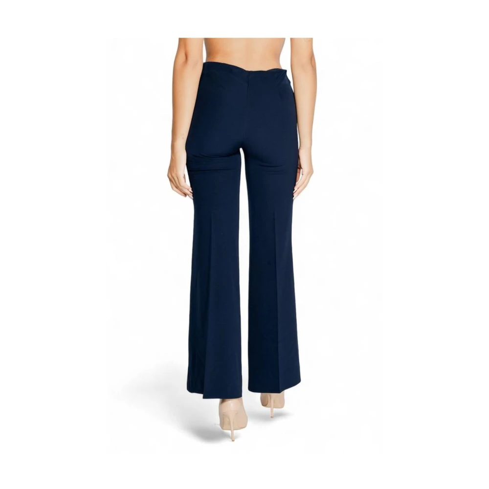 RINASCIMENTO Wijde Pijpen Broek Blue Dames