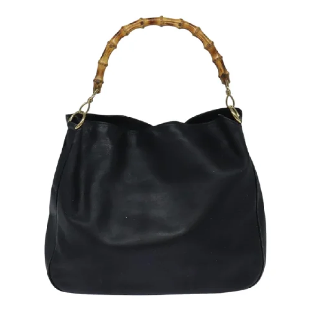 Gucci Vintage Pre-owned Leather gucci-bags Black Dames