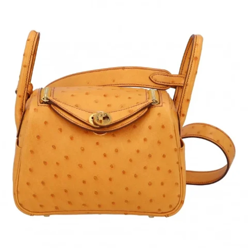 Hermès Vintage Pre-owned Leather shoulder-bags Brown Dames