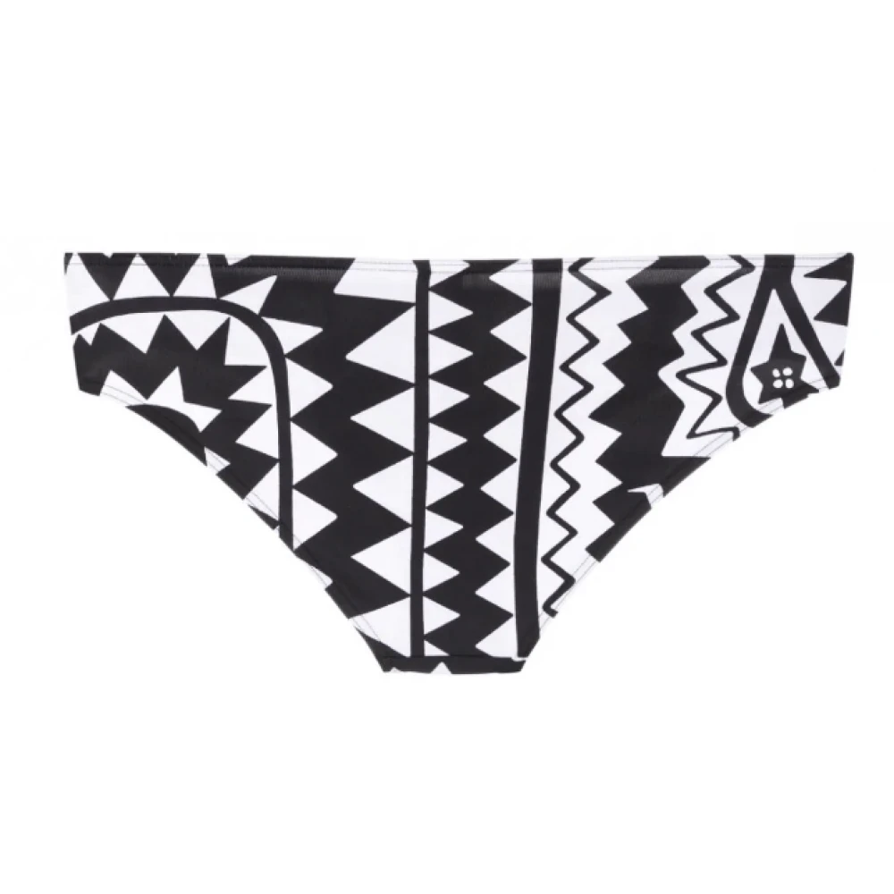 Eres Geometrisch Print Bikini Broekje Black Dames