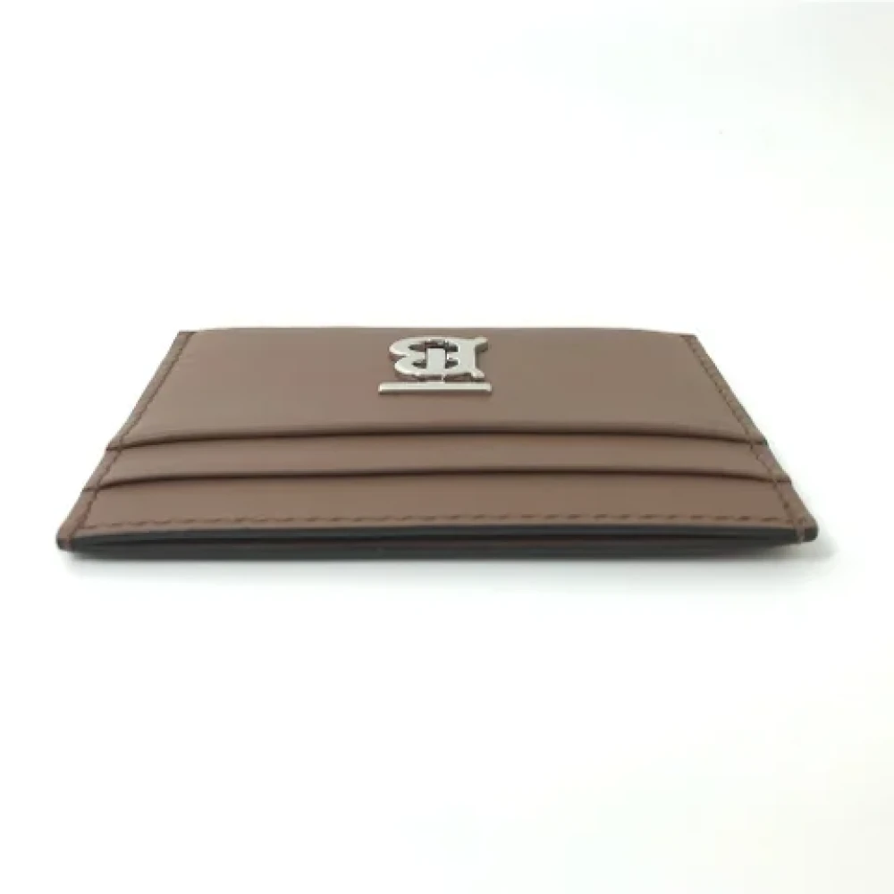 Burberry Vintage Pre-owned Leather home-office Brown Dames