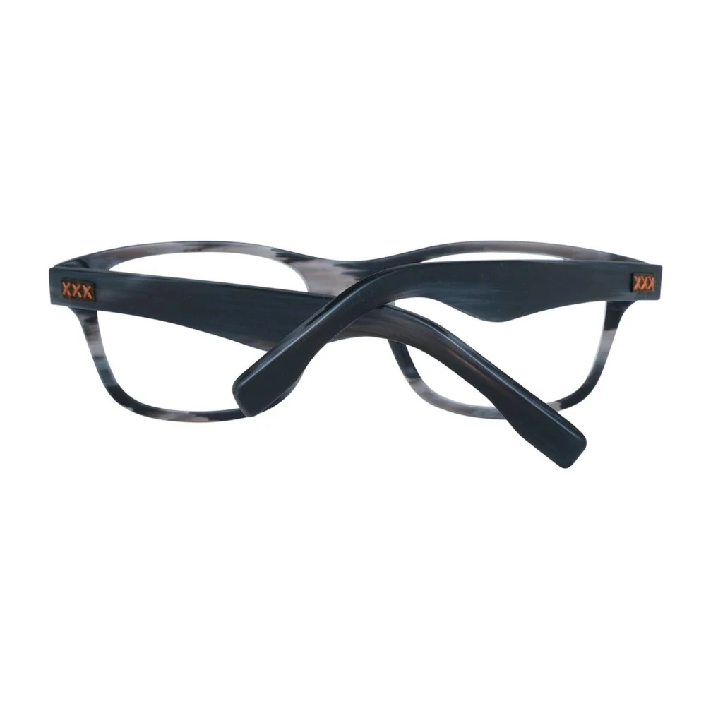 Ermenegildo Zegna Stijlvolle Trapezium Optische Monturen met Demo Lenzen Gray Heren