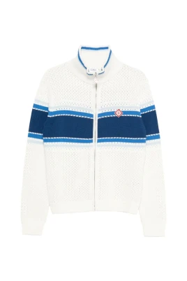 Mesh Stripe Track Jacket