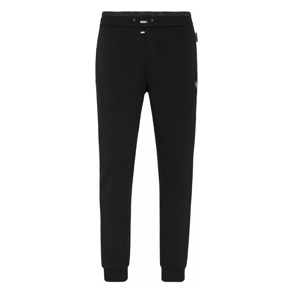 Philipp Plein Men's Black Sweatpants, M, Joggers Hexagon