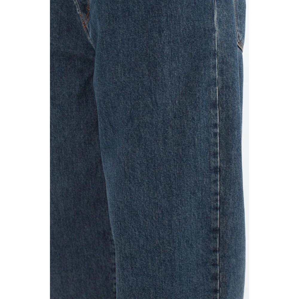 Magliano Back Patch Jeans Blue Heren