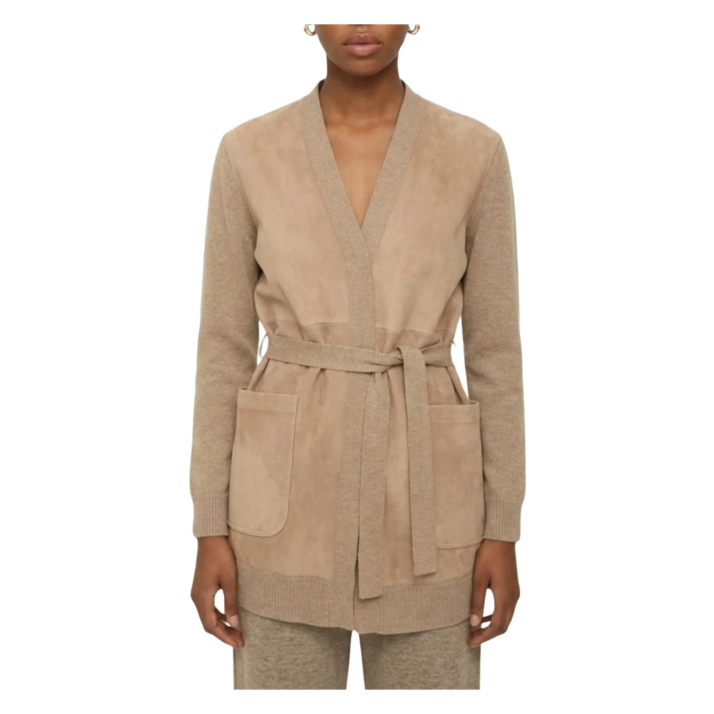 Max Mara , Damen, Strickwaren, Beige, S