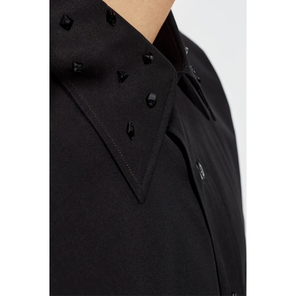 alexander mcqueen Shirt met decoratieve elementen Black Heren