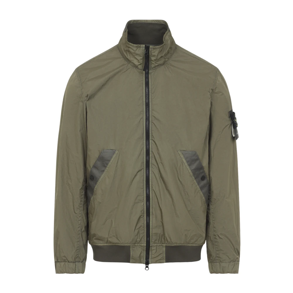 Stone Island Men's Green Jackets Clothing Ss26