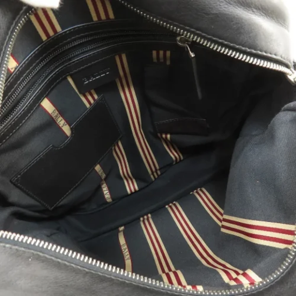 Bally Pre-owned Leather shoulder-bags Black Dames