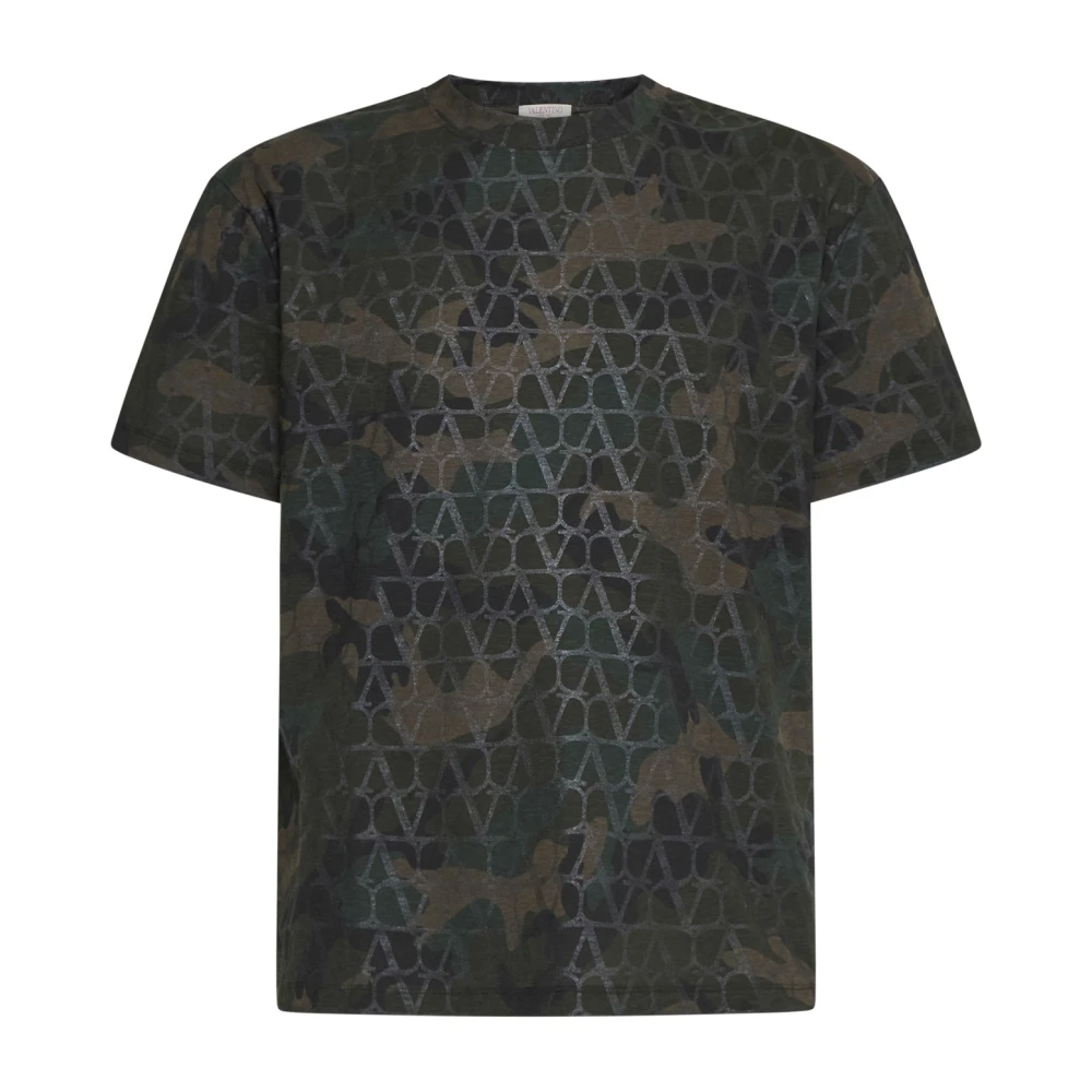 Valentino Garavani Stijlvol T-shirt met Uniek Ontwerp Green Heren