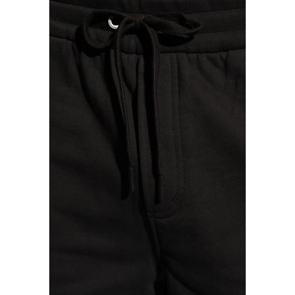 Moose Knuckles Clyde shorts met logo Black Heren