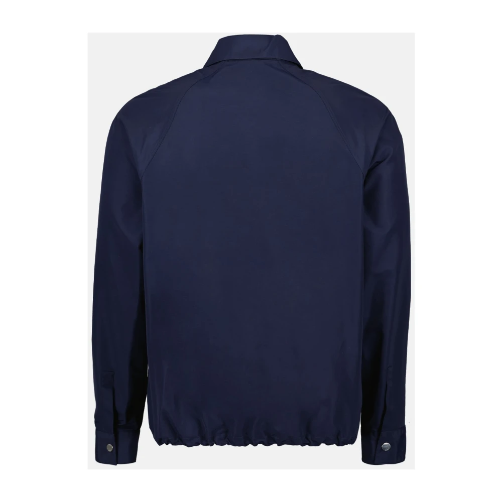 Dior Geborduurd Overhemd Couture Collectie Blue Heren