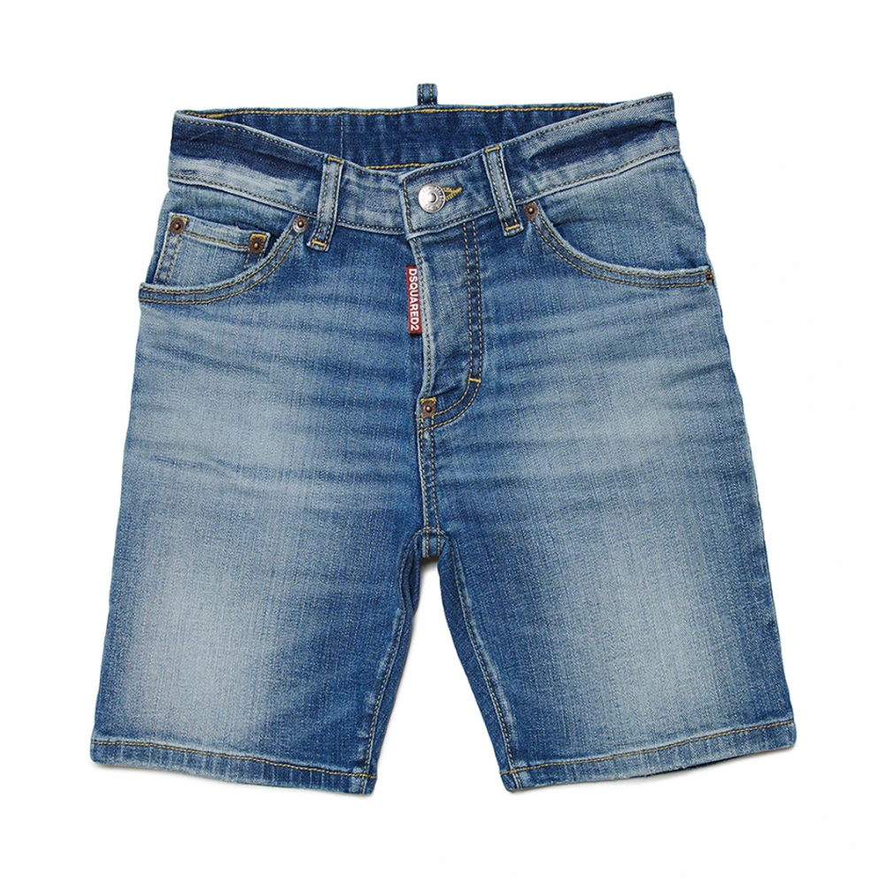 Dsquared2 Commando Jeans Shorts för Pojkar Blue, Pojke