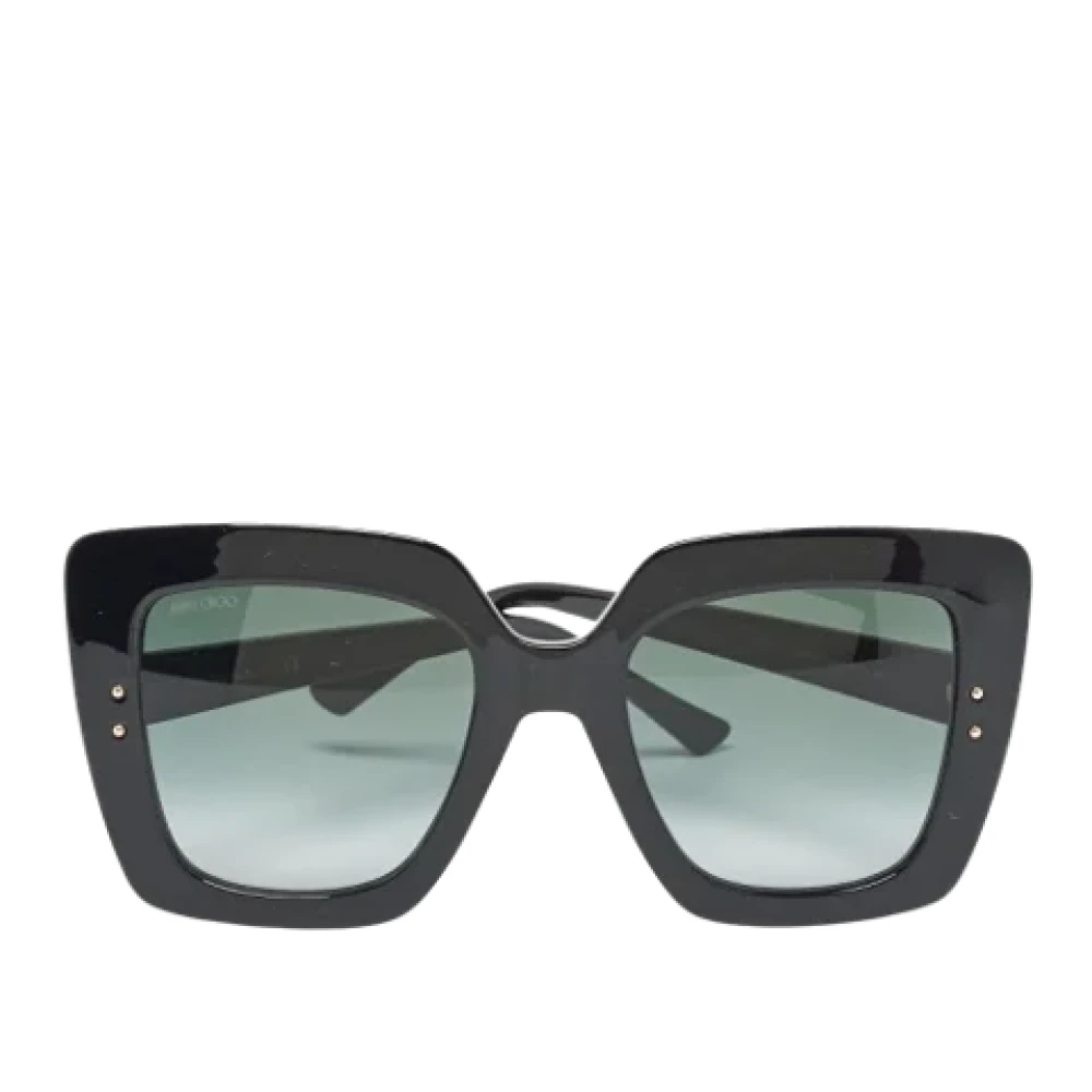 Jimmy Choo Pre-owned Acetate sunglasses Black Dames