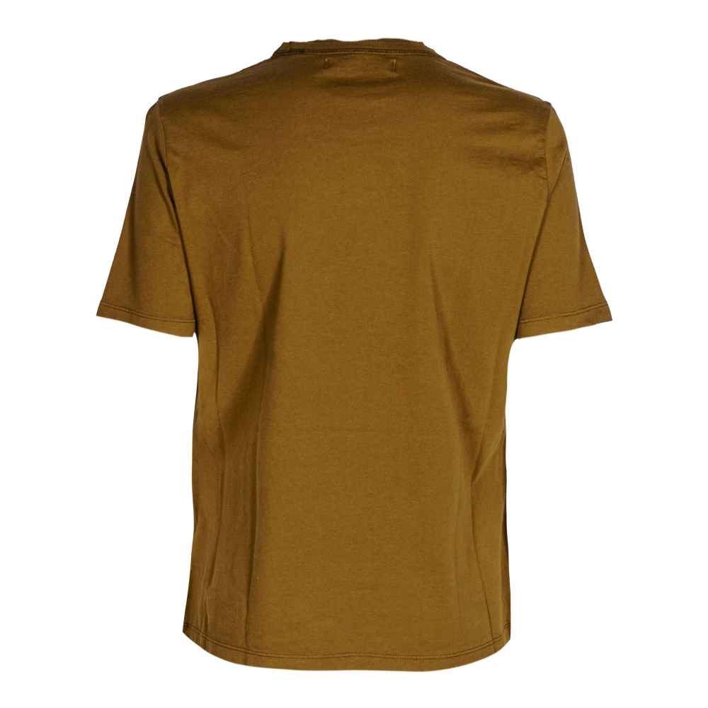 Mauro Grifoni Dames katoenen T-shirt met ronde hals Green Dames