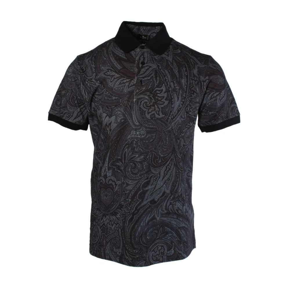 ETRO Blauw Polo Shirt voor Heren Blue Heren