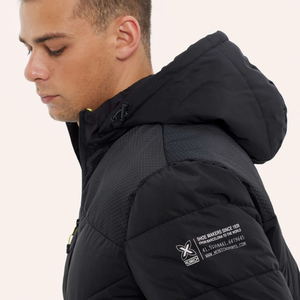 Munich Puffer Cloud Jassen Black Heren