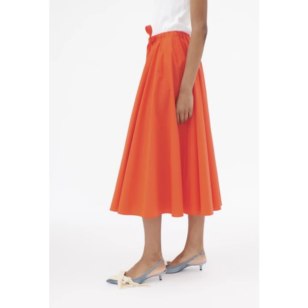 Odeeh Midi Skirts Orange Dames