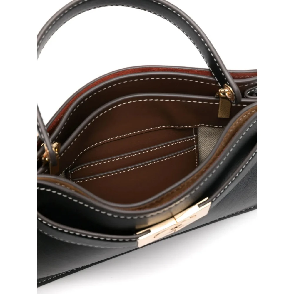 TORY BURCH Kleine Lee Radziwill Tote Tas Black Dames