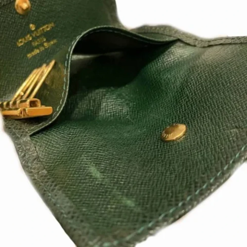Louis Vuitton Vintage Pre-owned Leather key-holders Green Dames