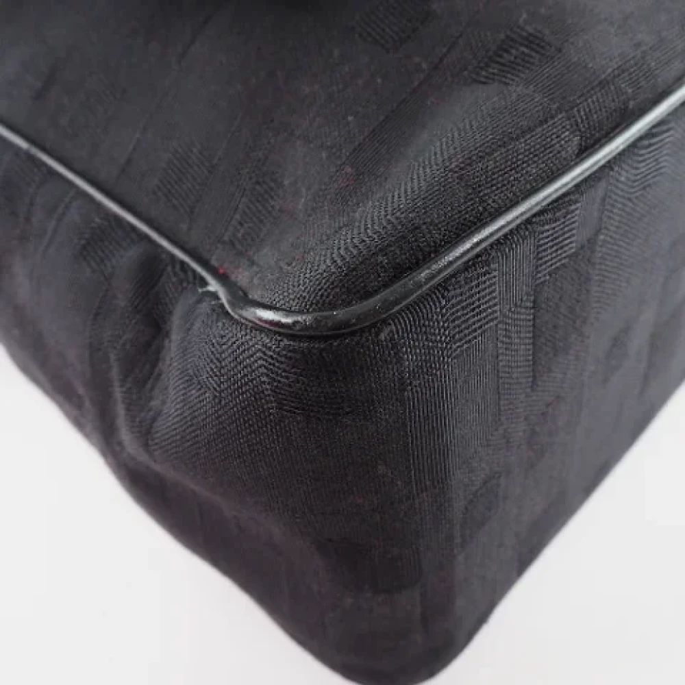 Bally Pre-owned Canvas shoulder-bags Black Heren