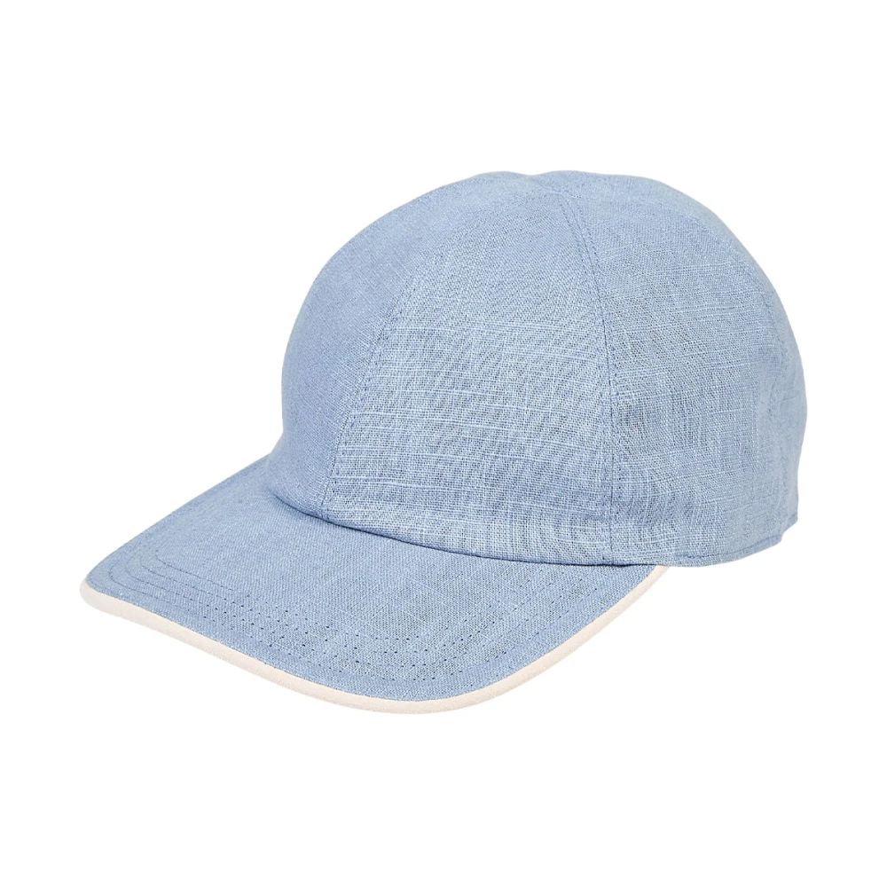 Eleventy Blue Hats & Caps, Male, One Size, Curved-Peak Cap
