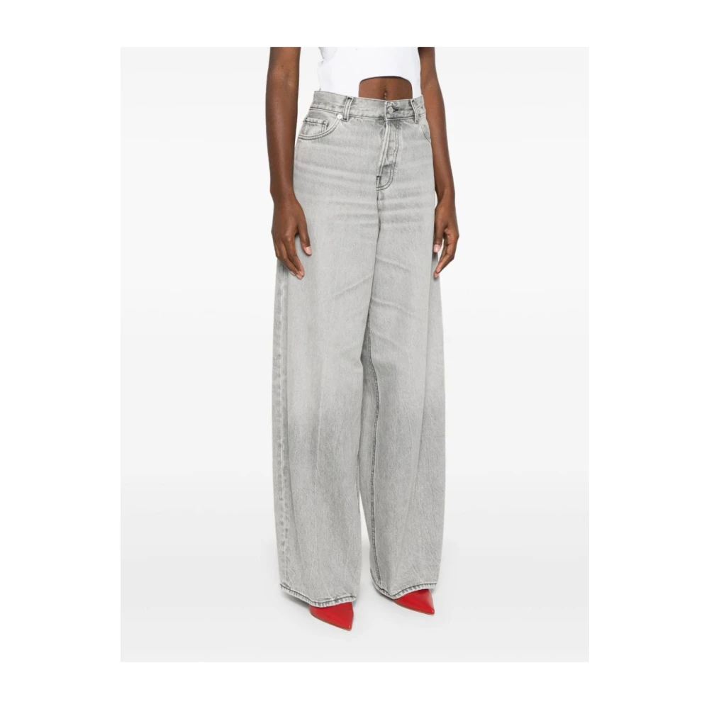 Haikure Boyfit Over Jeans Gray Dames