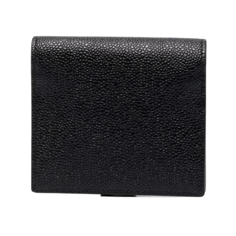 Thom Browne Kaarthouder met ketting in leer Black Dames