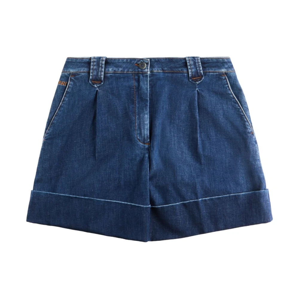 Fay Blå Shorts Dammode Blue, Dam