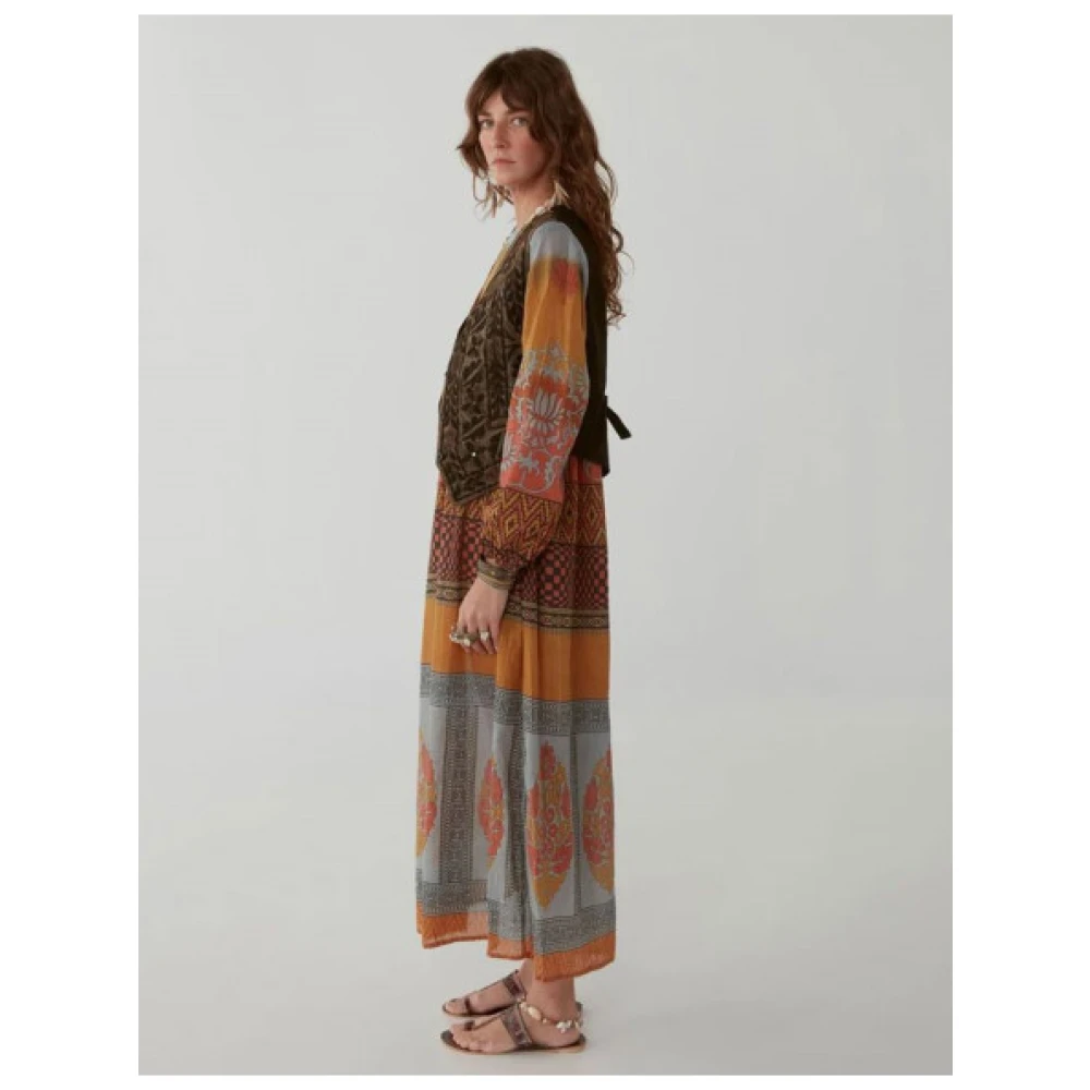 Maison Hotel Bloemen Didi Katoenen Jurk Multicolor Dames