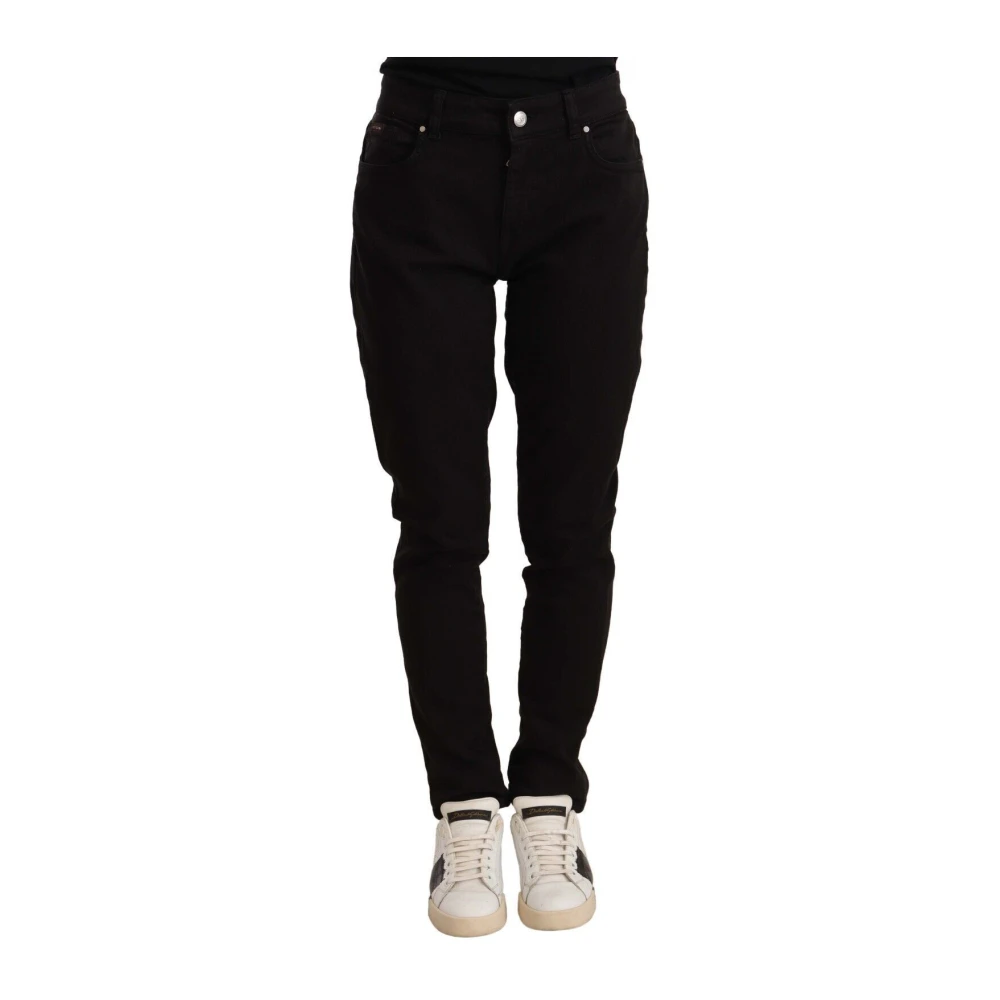 Dolce & Gabbana Women's Black Elegant Slim-Fit Skinny Jeans
