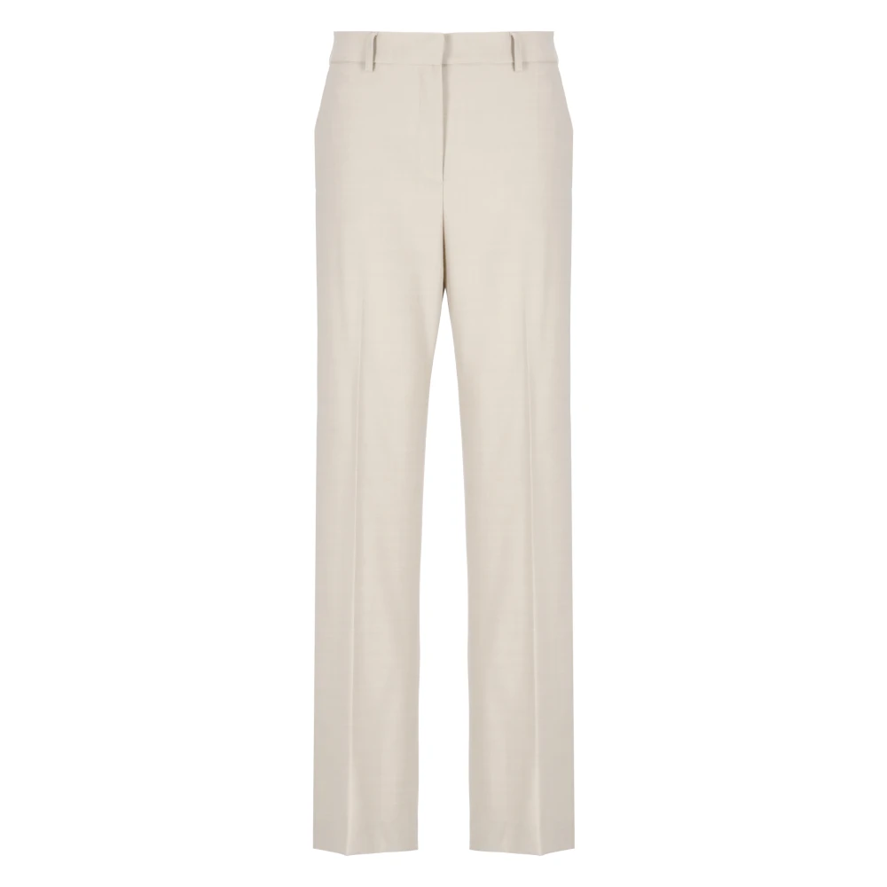 Antonelli Firenze Beige wollen broek met zakken Beige Dames