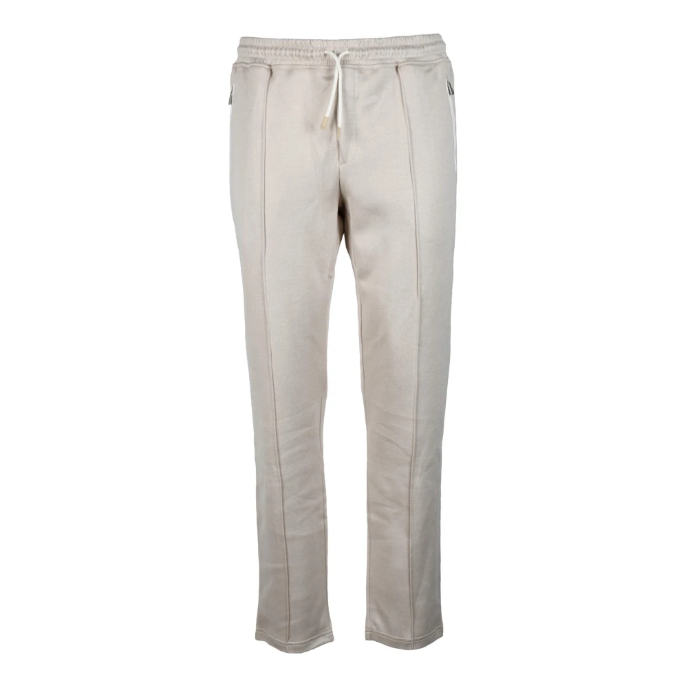 Eleventy Katoen Elastaan Jumpsuit Beige Heren