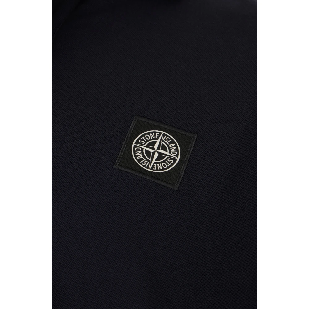 Stone Island Klassiek Poloshirt voor Heren Blue Heren