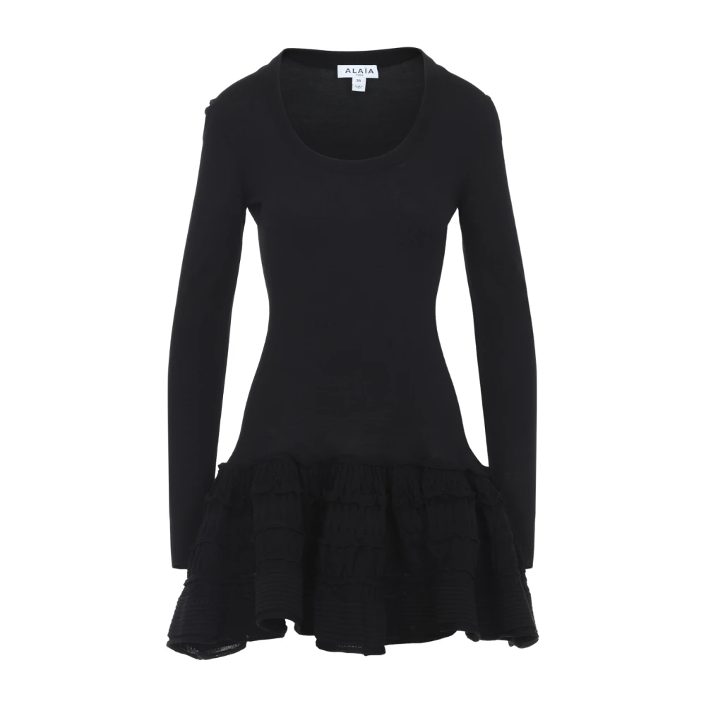 Alaïa Donna Nero Abiti, S, New,
