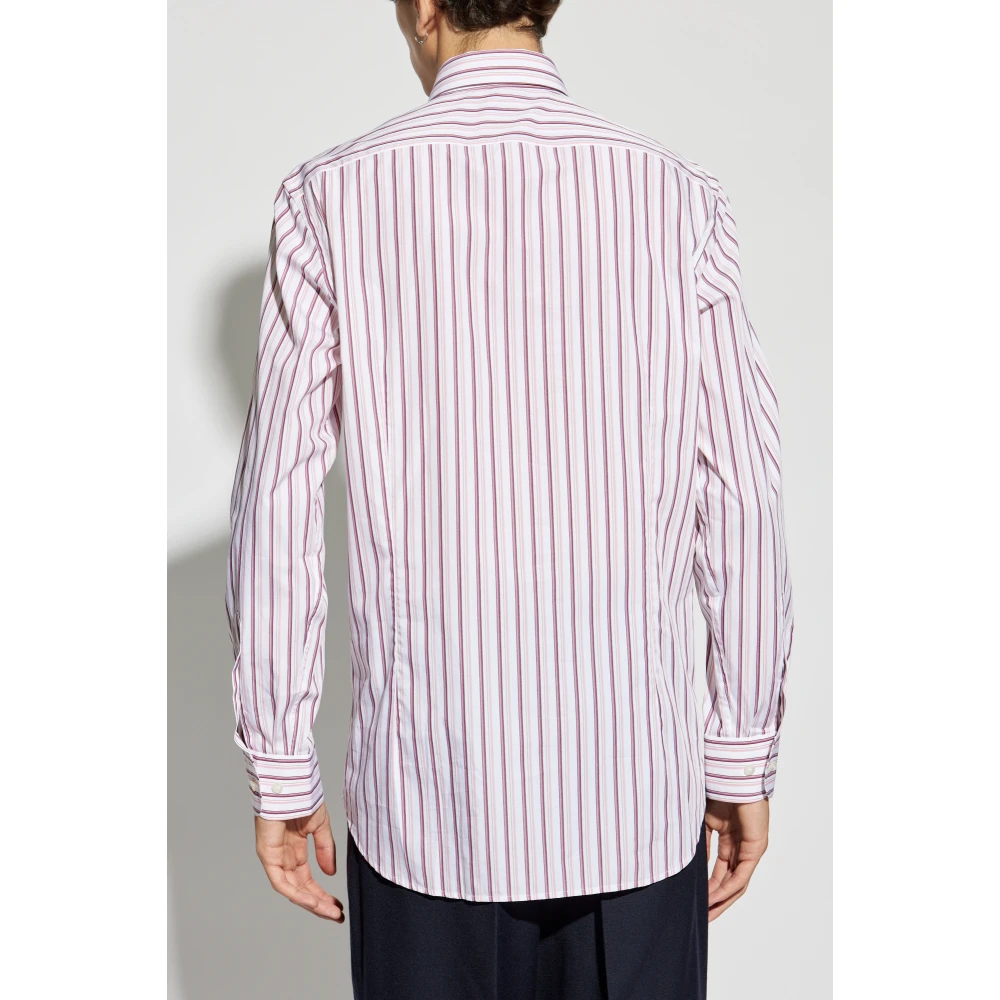 ETRO Gestreept overhemd Pink Heren