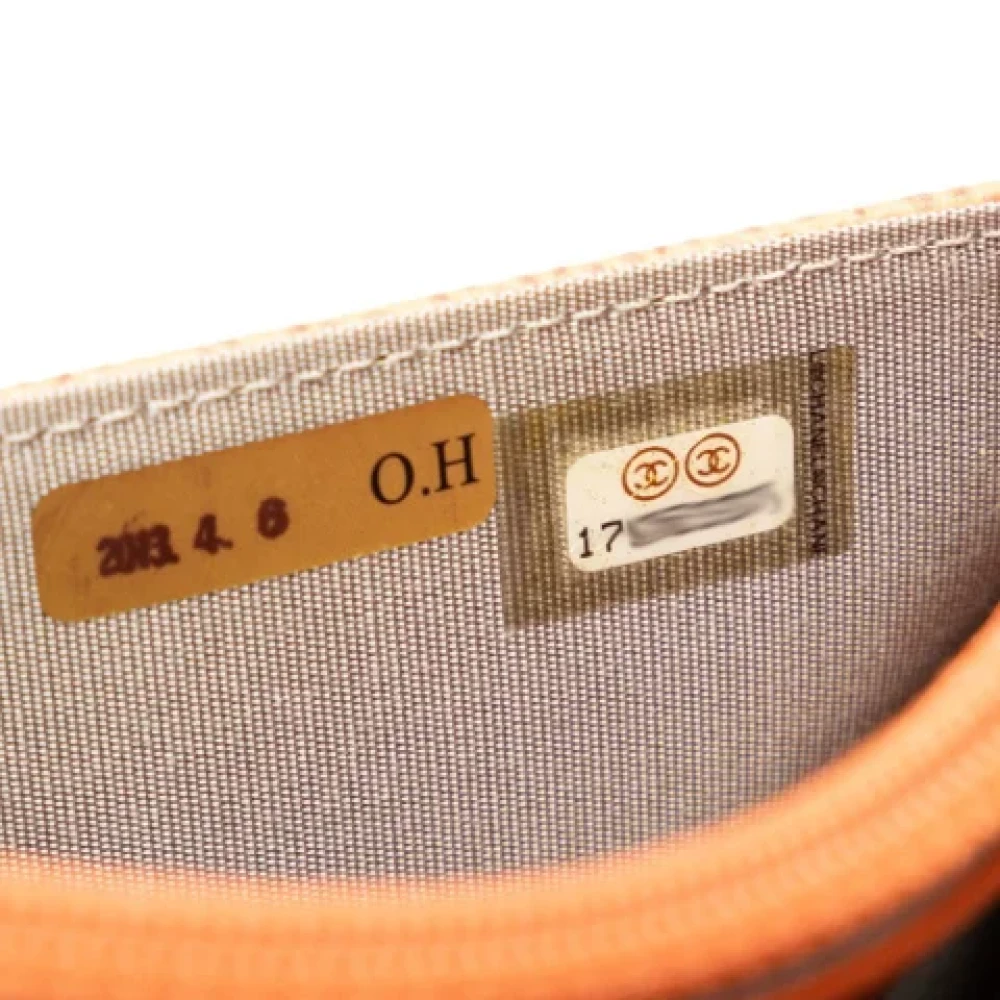 Chanel Vintage Pre-owned Fabric chanel-bags Brown Dames