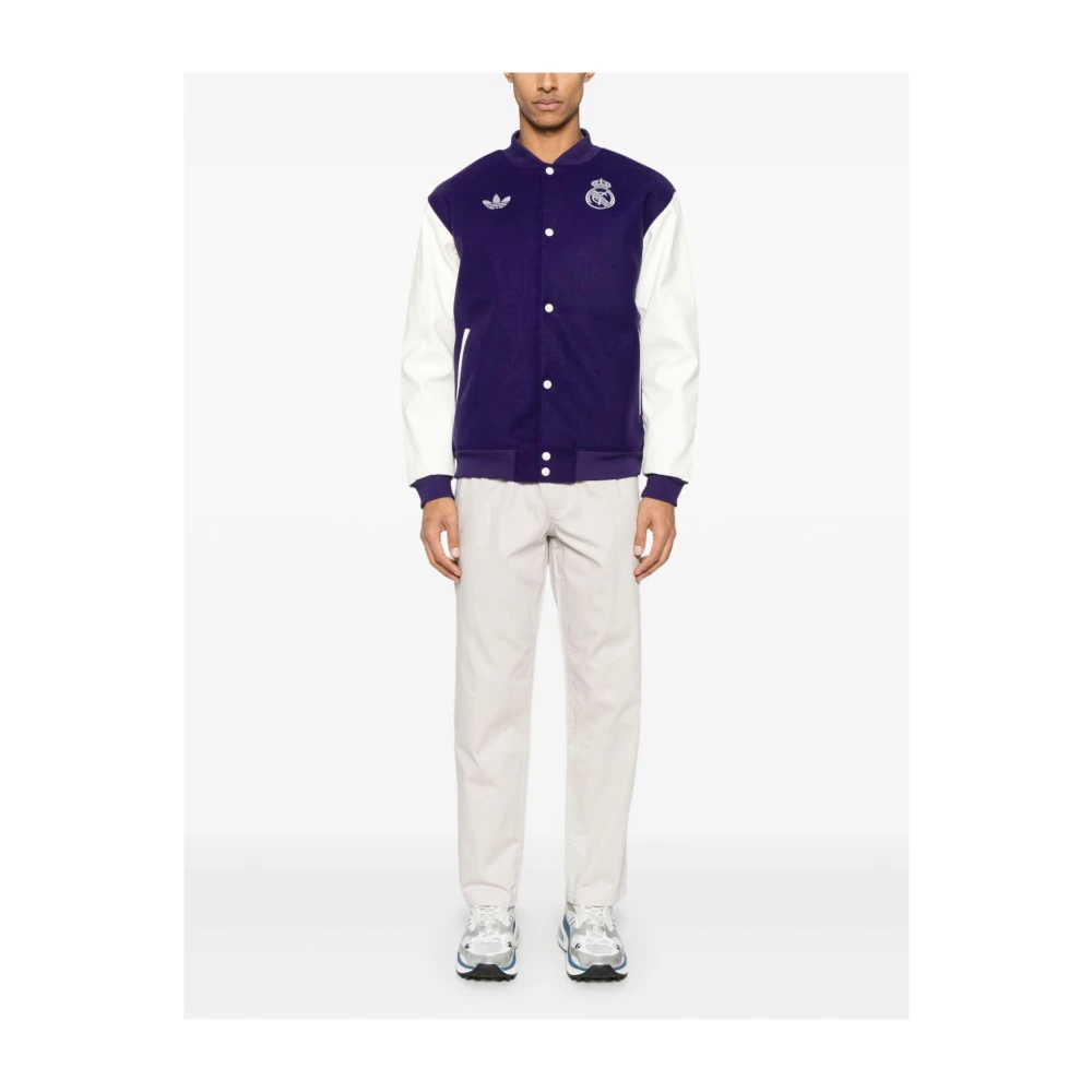 Adidas Beige Gestreepte Elastische Taillebroek Beige Heren