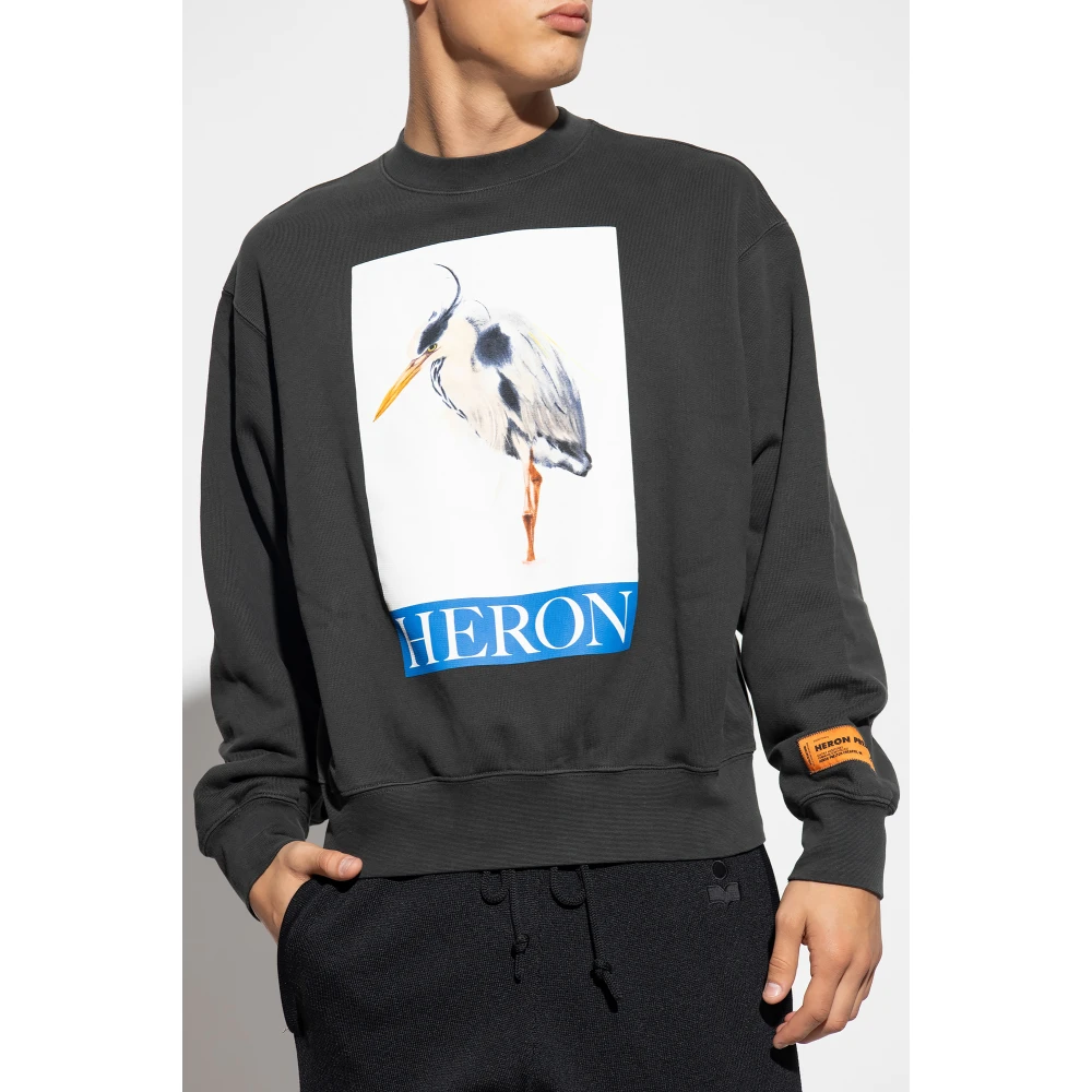 Heron Preston Bedrukte sweatshirt Black Heren
