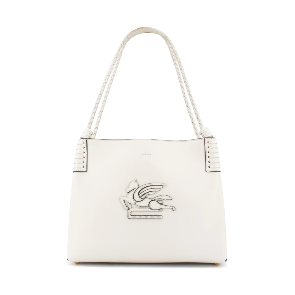ETRO Iconische Bucket Bag met Interne Clutch White Dames