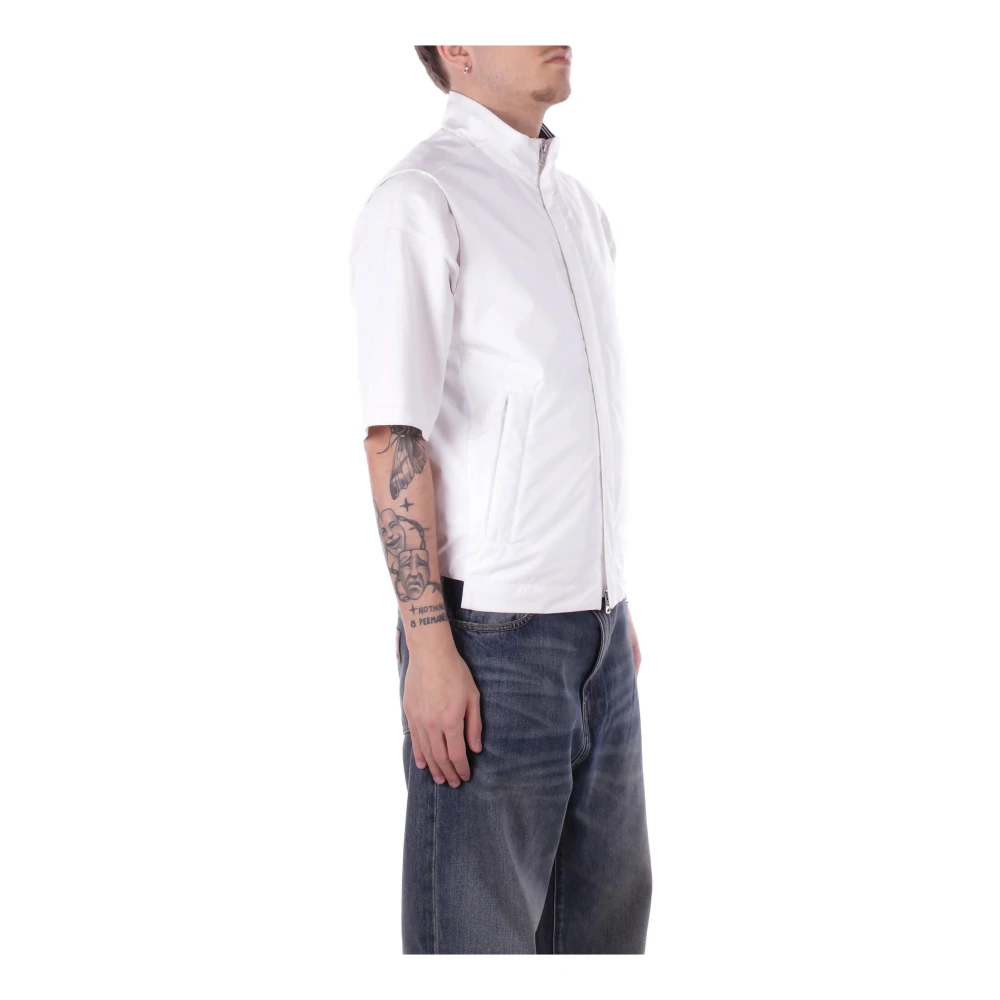 PAUL & SHARK Witte Yachting Vest met Rits White Heren