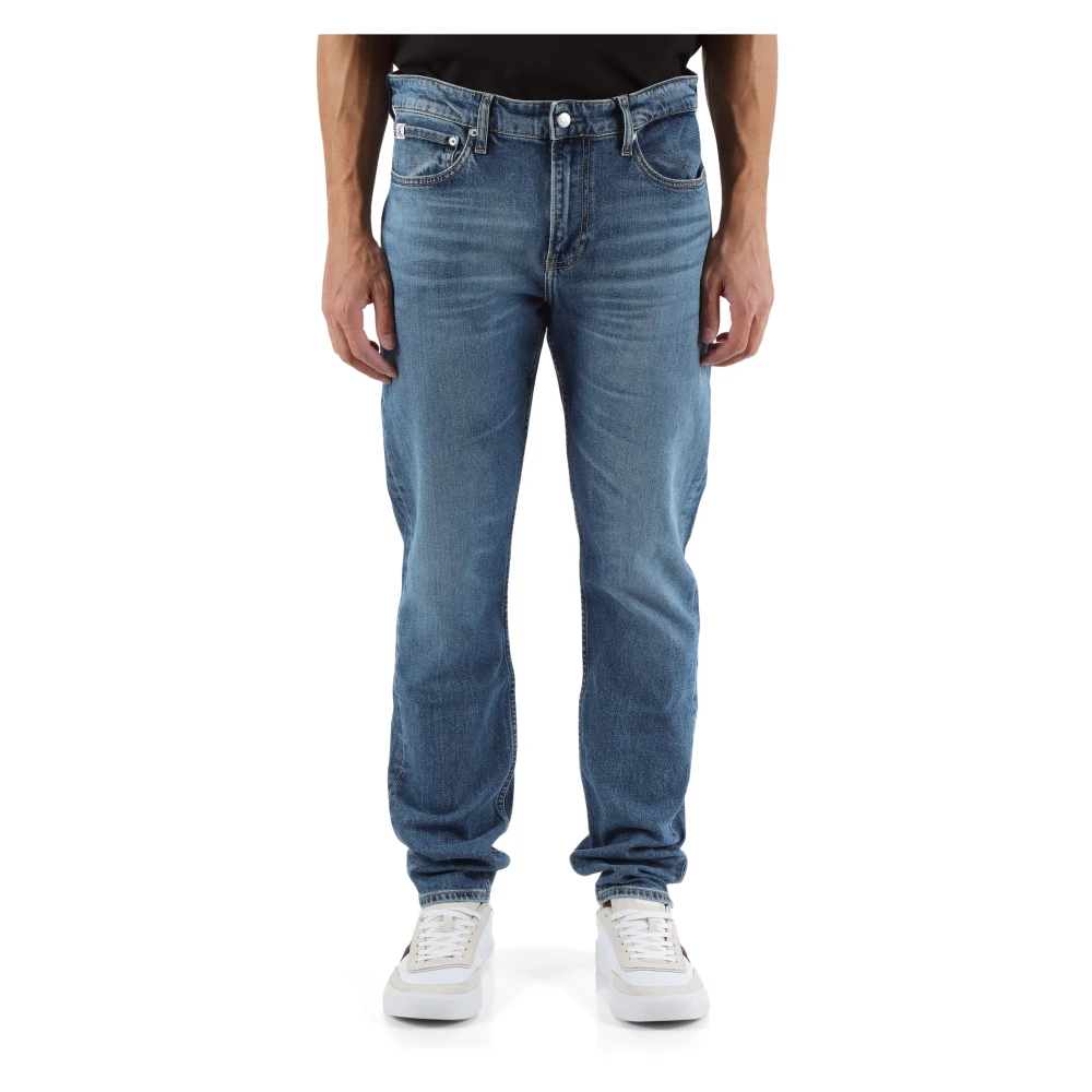Calvin Klein Jeans Slim Taper Five-Pocket Jeans Blue Heren