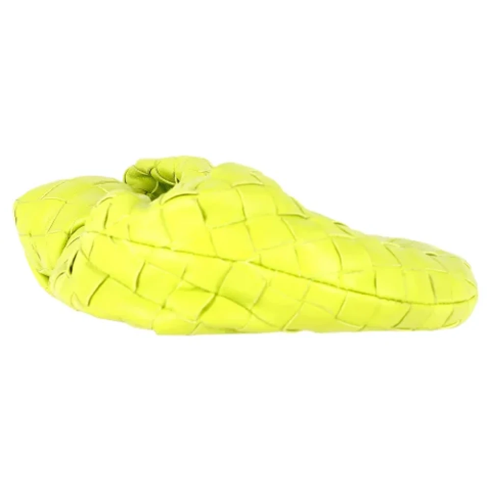 Bottega Veneta Vintage Pre-owned Leather clutches Green Dames