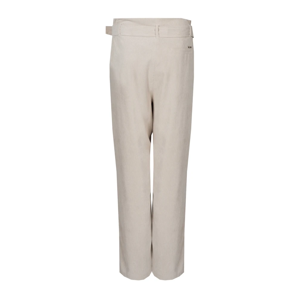 Liu Jo Klassieke hoge taille broek White Dames