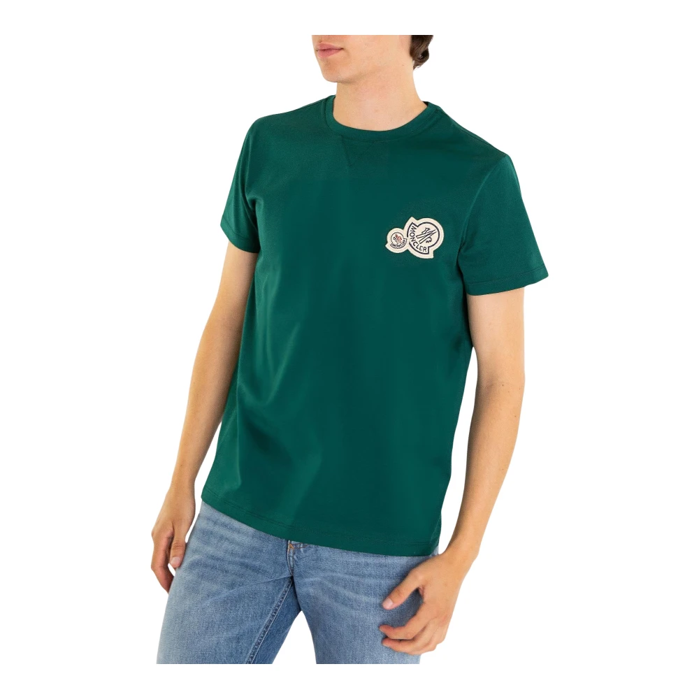 Moncler Heren Korte Mouw T-shirt Green Heren