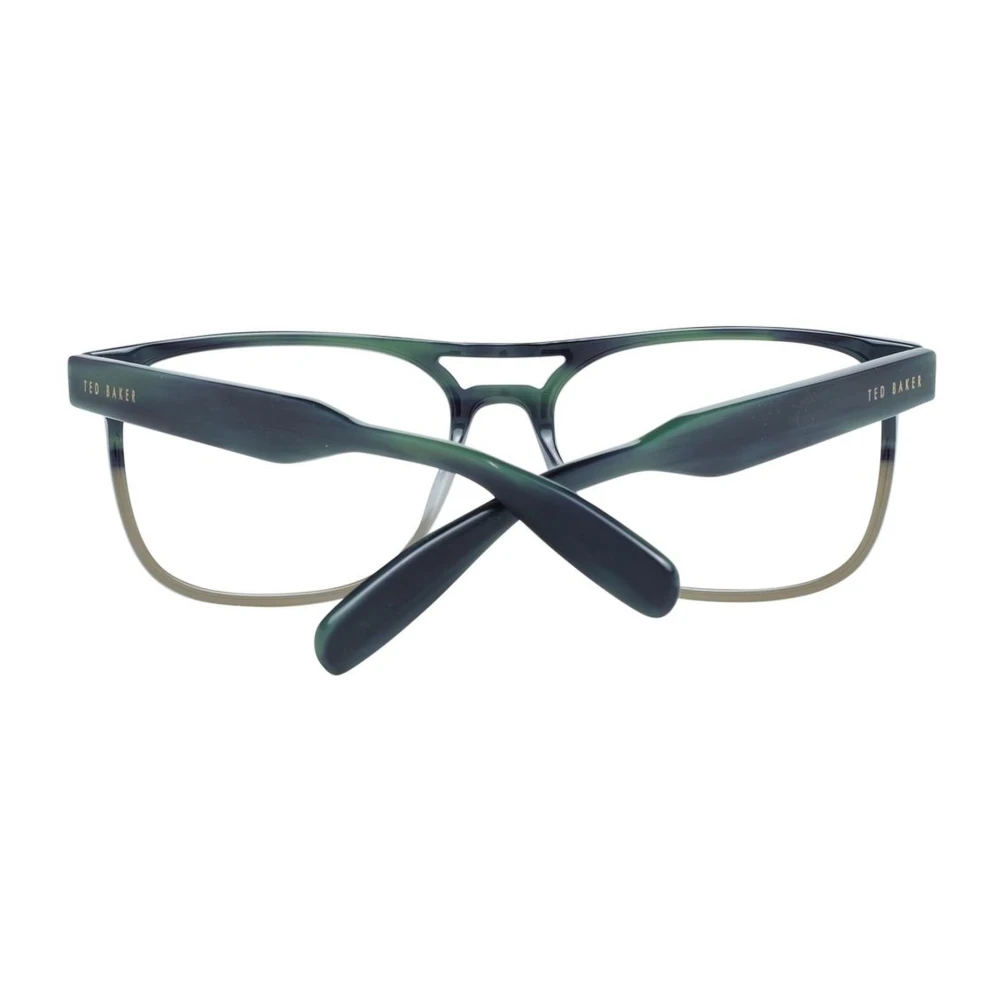Ted Baker Stijlvolle Aviator Optische Monturen Green Heren