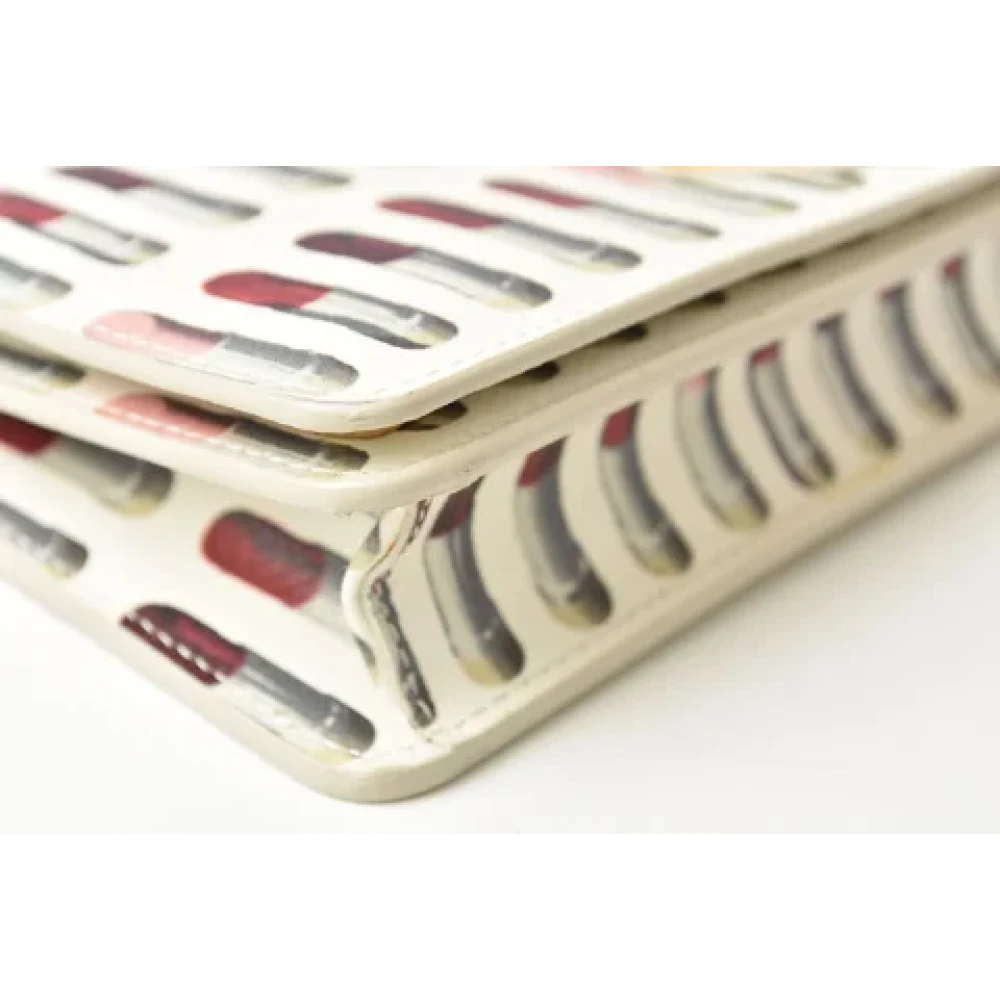 Prada Vintage Pre-owned Canvas wallets White Dames