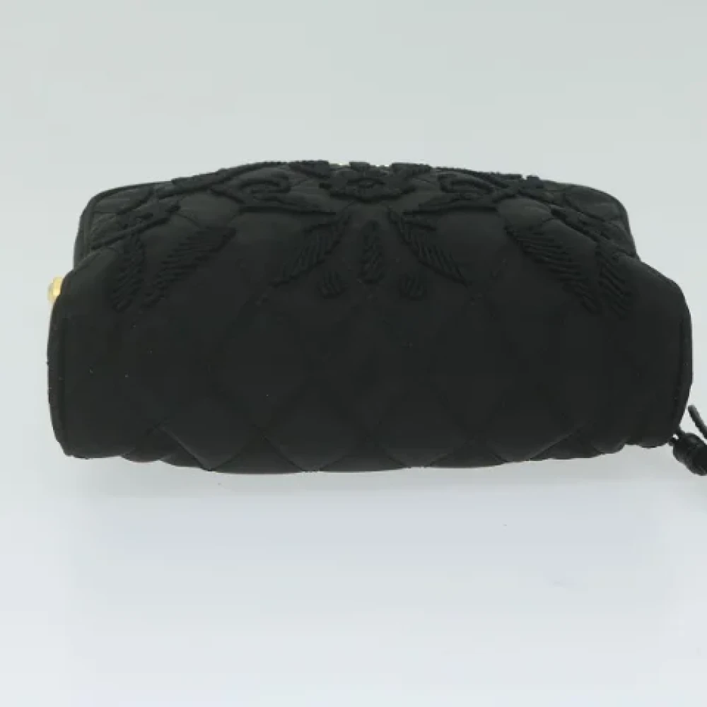 Prada Vintage Pre-owned Nylon pouches Black Dames