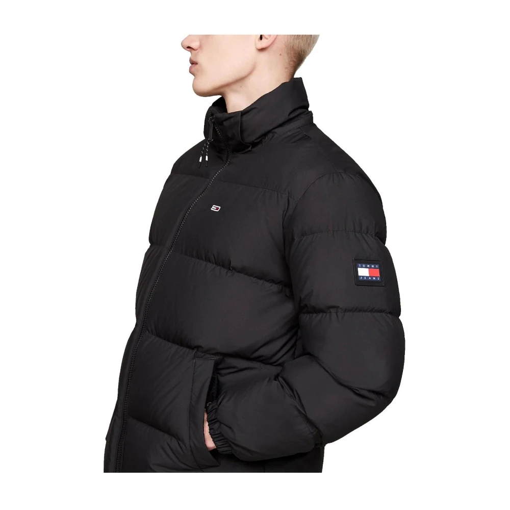 Tommy Hilfiger Essentiële Donsjas Urban Stijl Black Heren