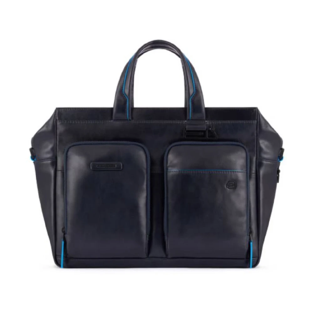 Piquadro Men's Blue B2 Revamp Briefcase